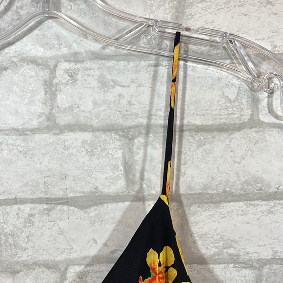 Escada floral silk spaghetti strap dress size 40 - Picture 4 of 9